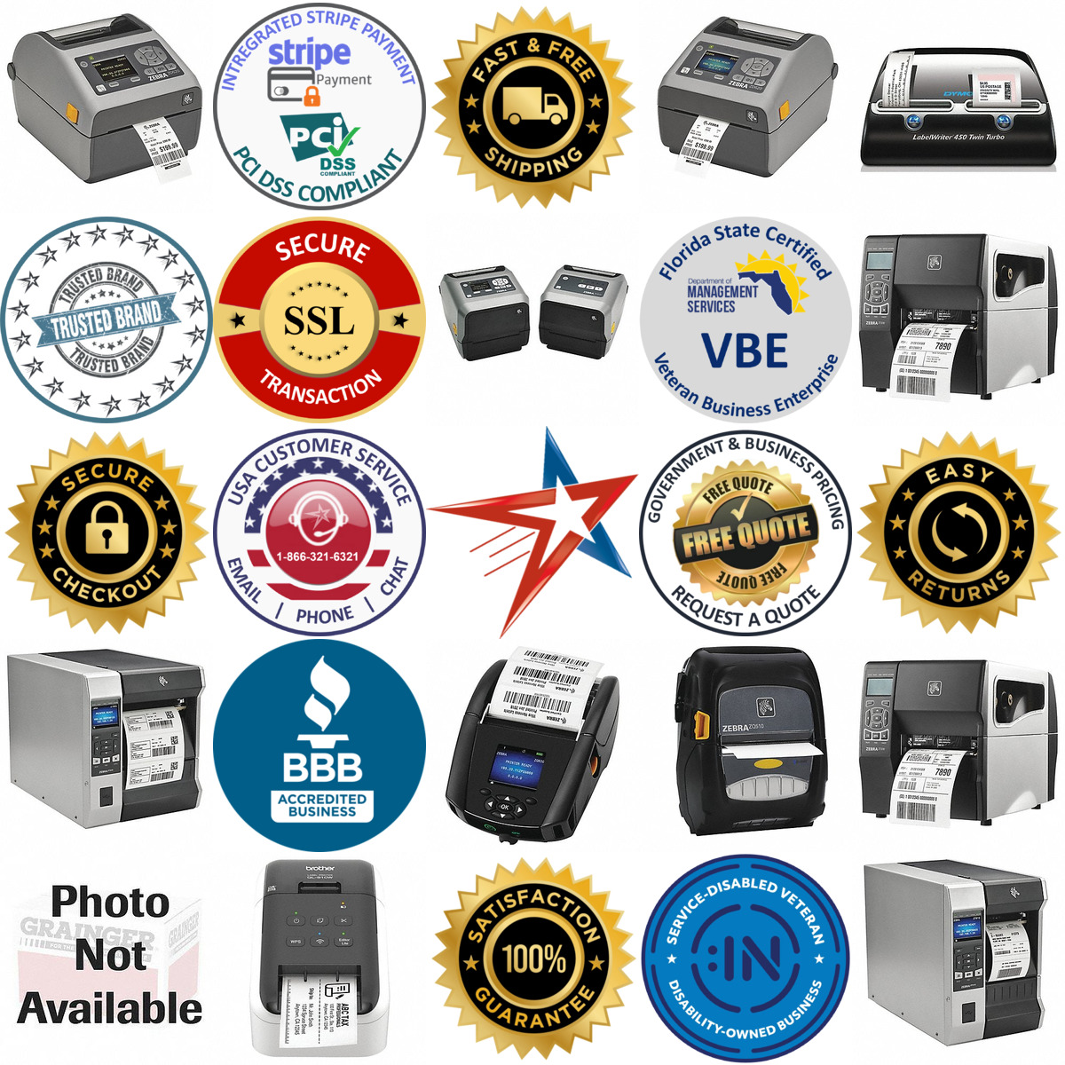 A selection of Barcode Label Printers products on GoVets