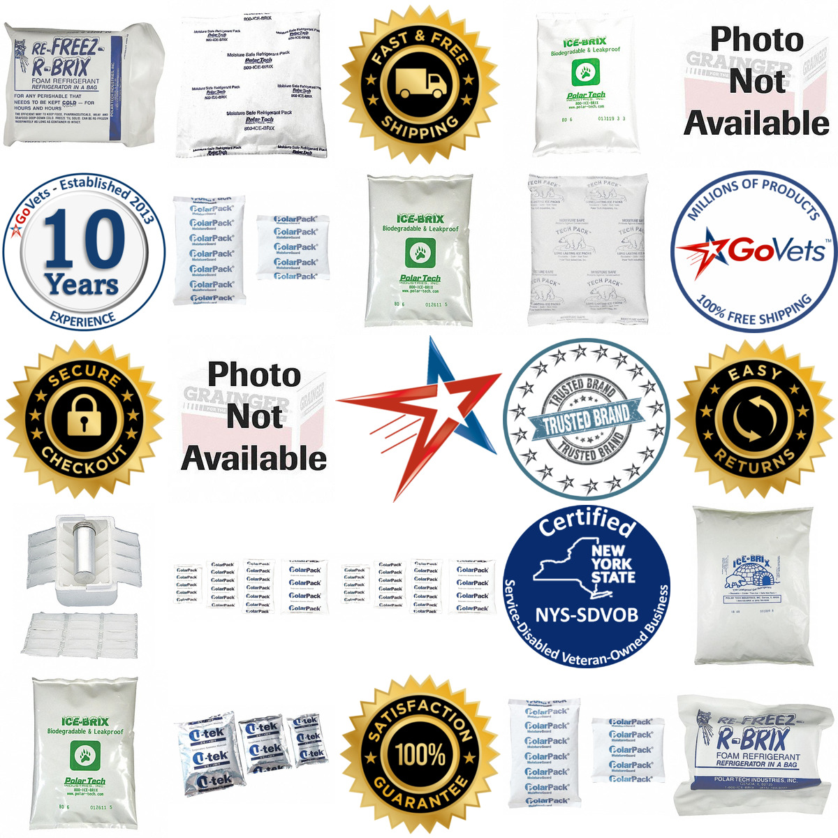 A selection of Shipping Cold Packs products on GoVets