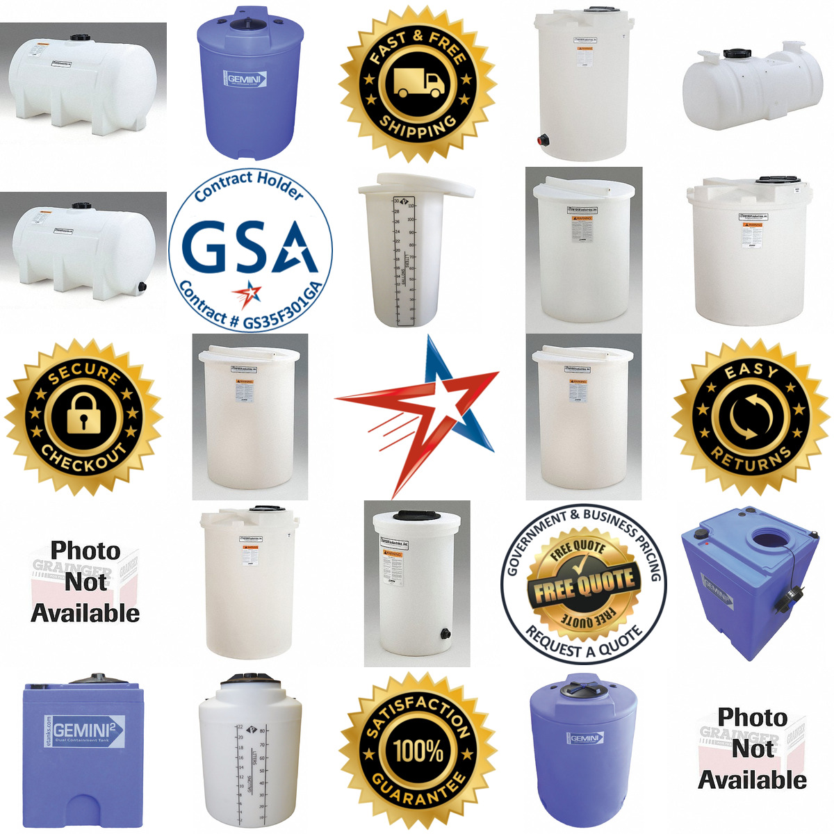 A selection of Ibc Totes and Liquid Storage Tanks products on GoVets