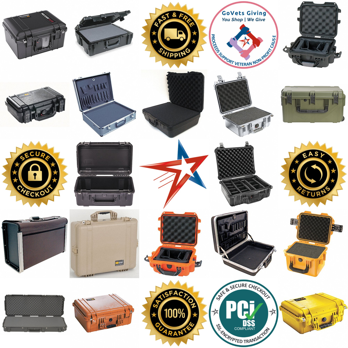 A selection of Protective Equipment Cases products on GoVets