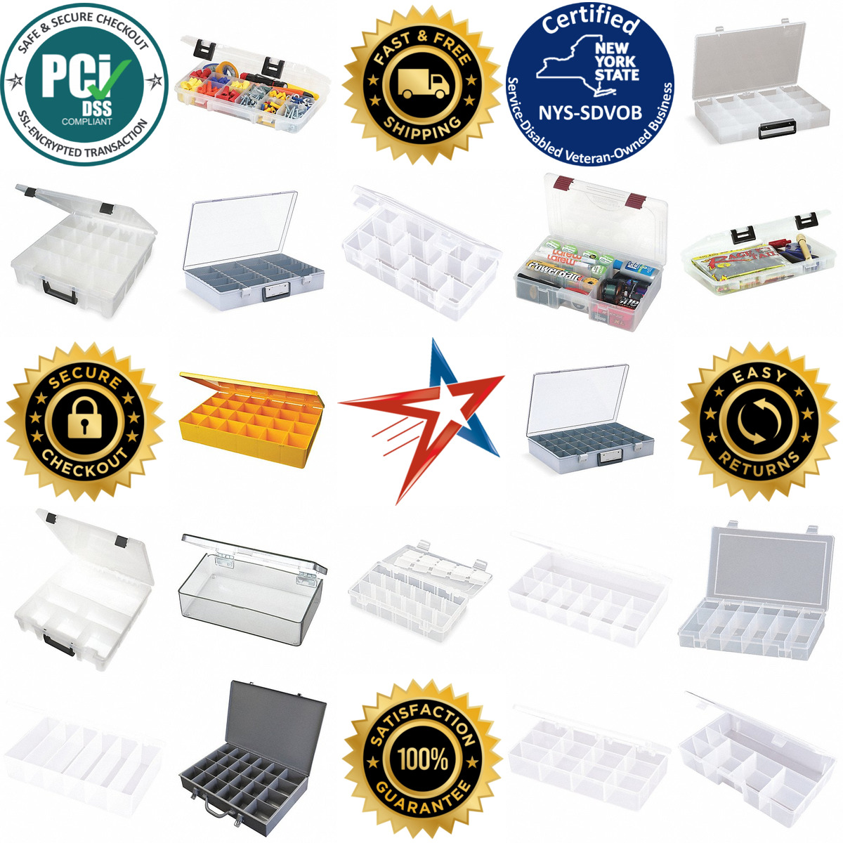 A selection of Small Parts Storage Boxes products on GoVets