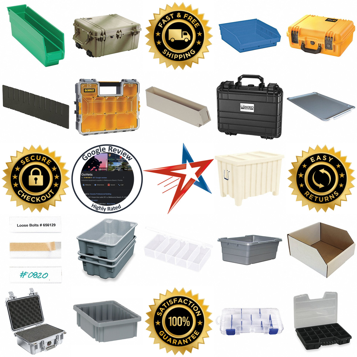 A selection of Storage Bins and Containers products on GoVets