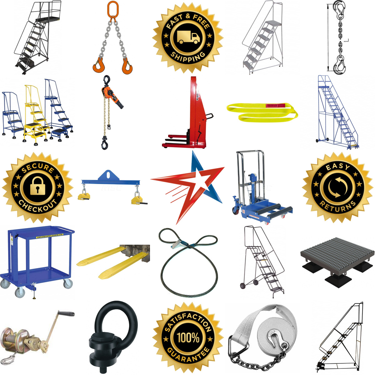 A selection of Material Lifting products on GoVets