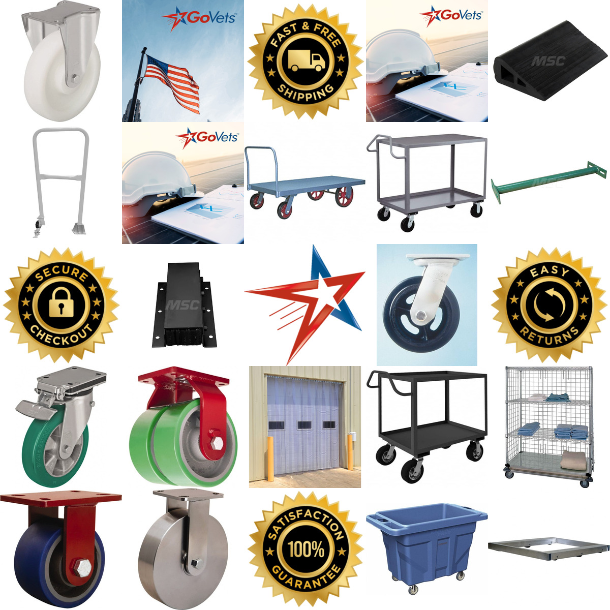 A selection of Material Transport products on GoVets