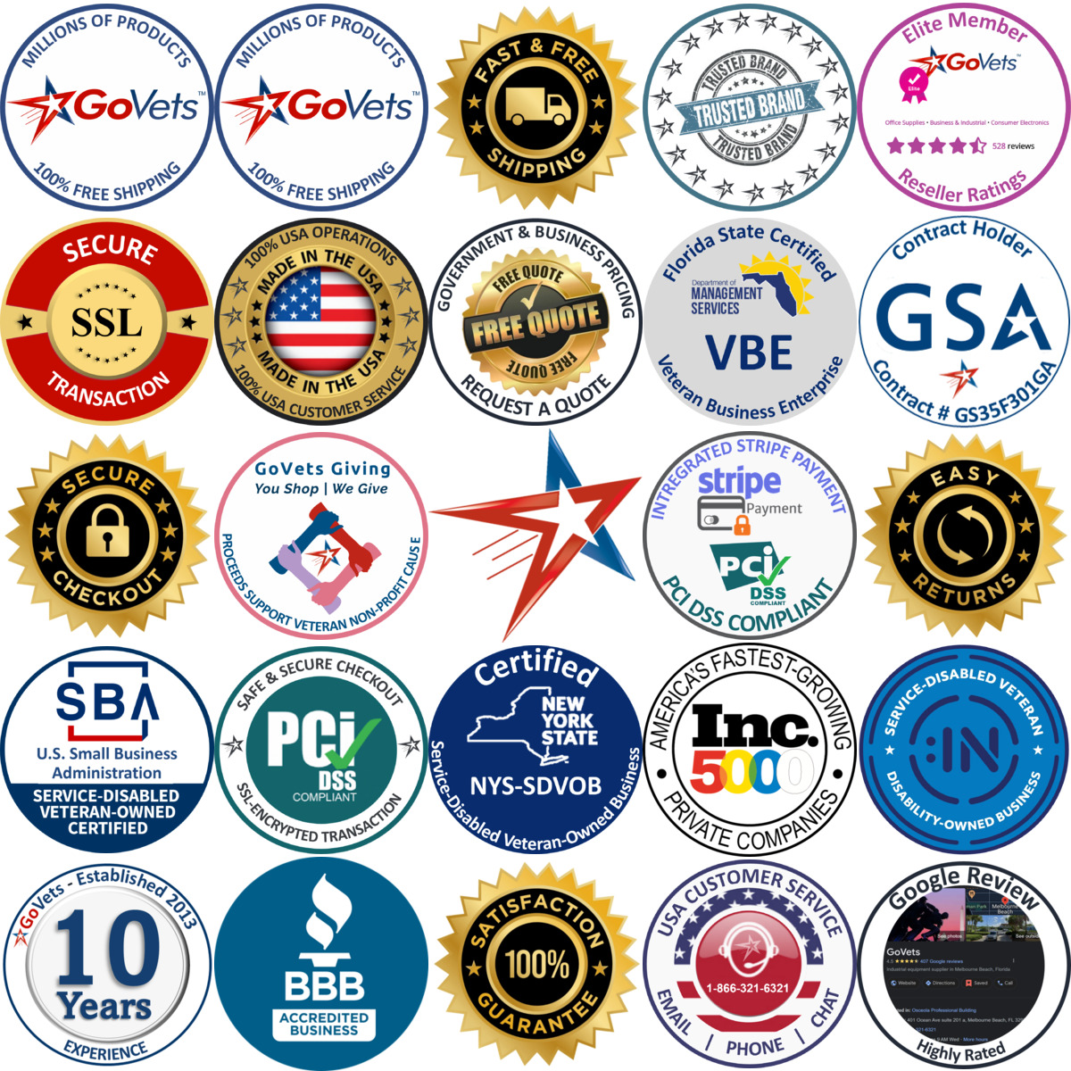 Millions of Products A selection of Splints and Supports products on GoVets