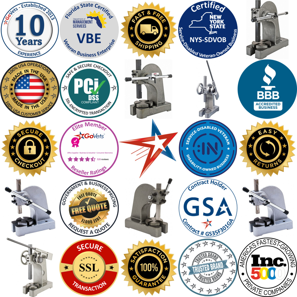 Millions of Products A selection of Value Collection products on GoVets