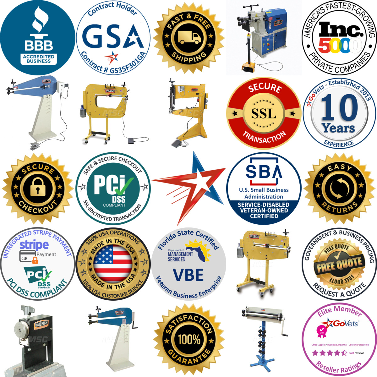 A selection of Rotary Machines products on GoVets