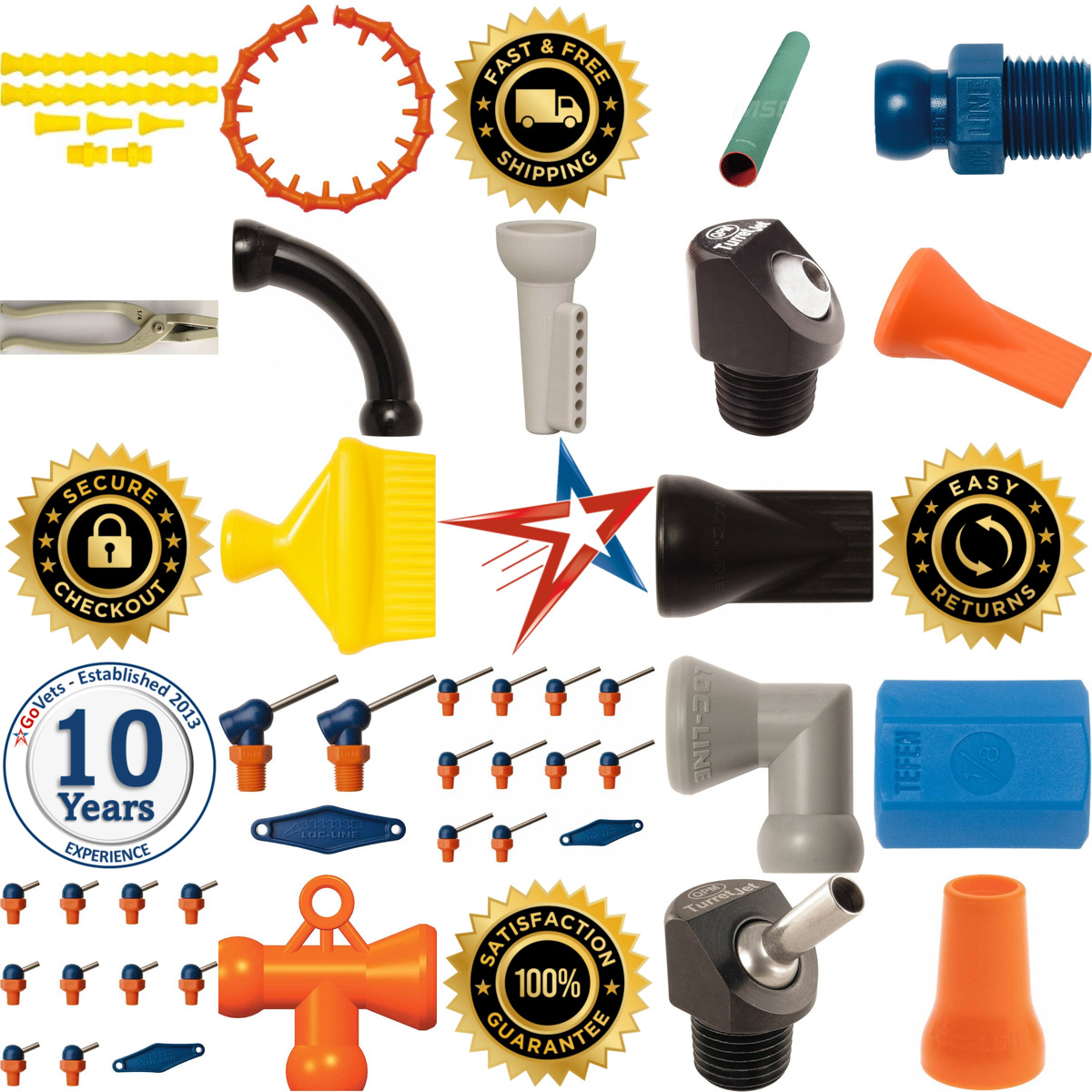 A selection of Coolant System Hose Nozzles and Accessories products on GoVets