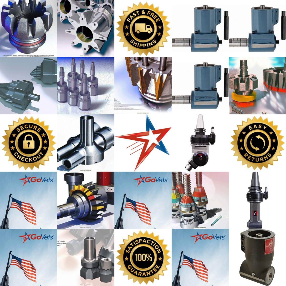 A selection of Milling Head Adapter Attachments products on GoVets