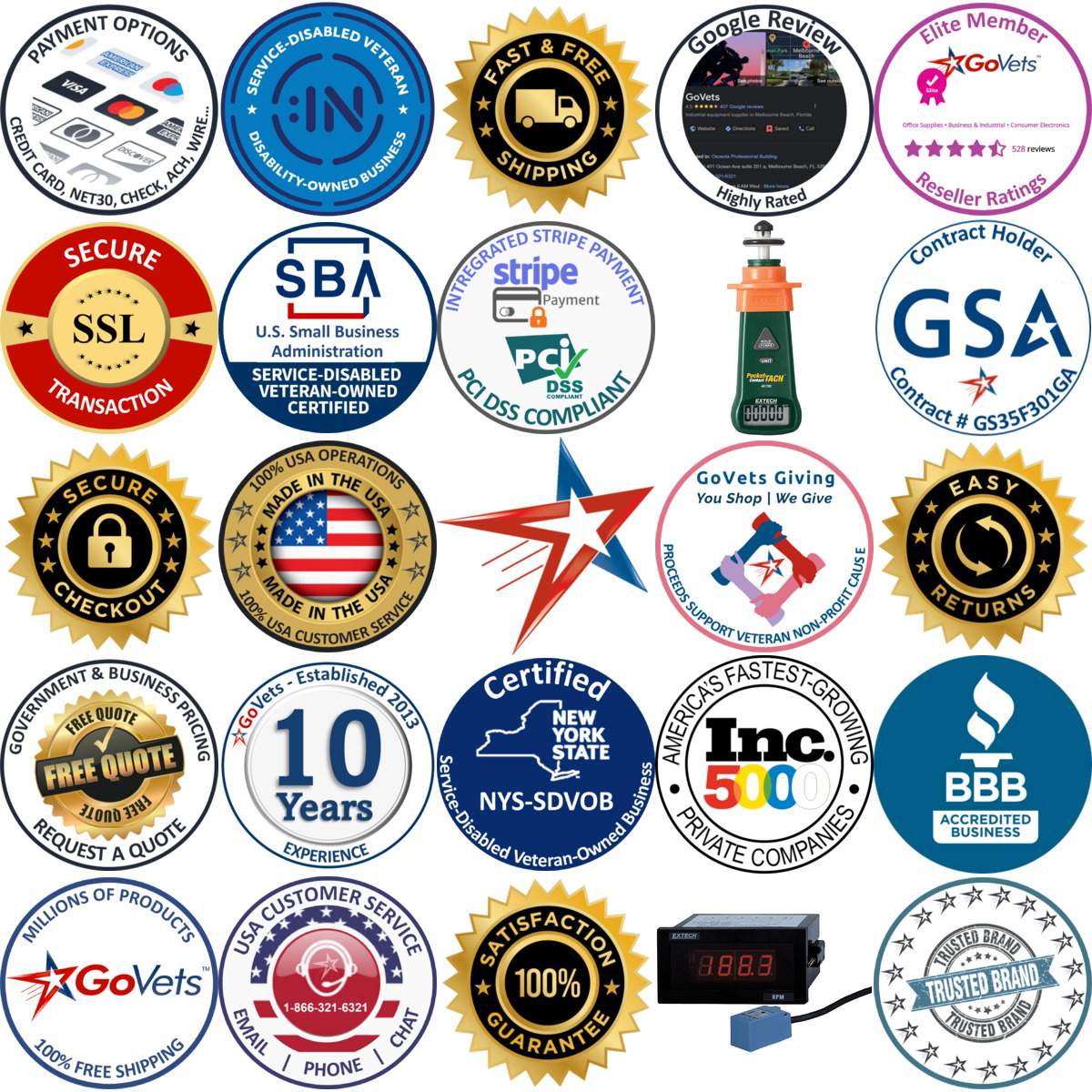 A selection of Flir products on GoVets