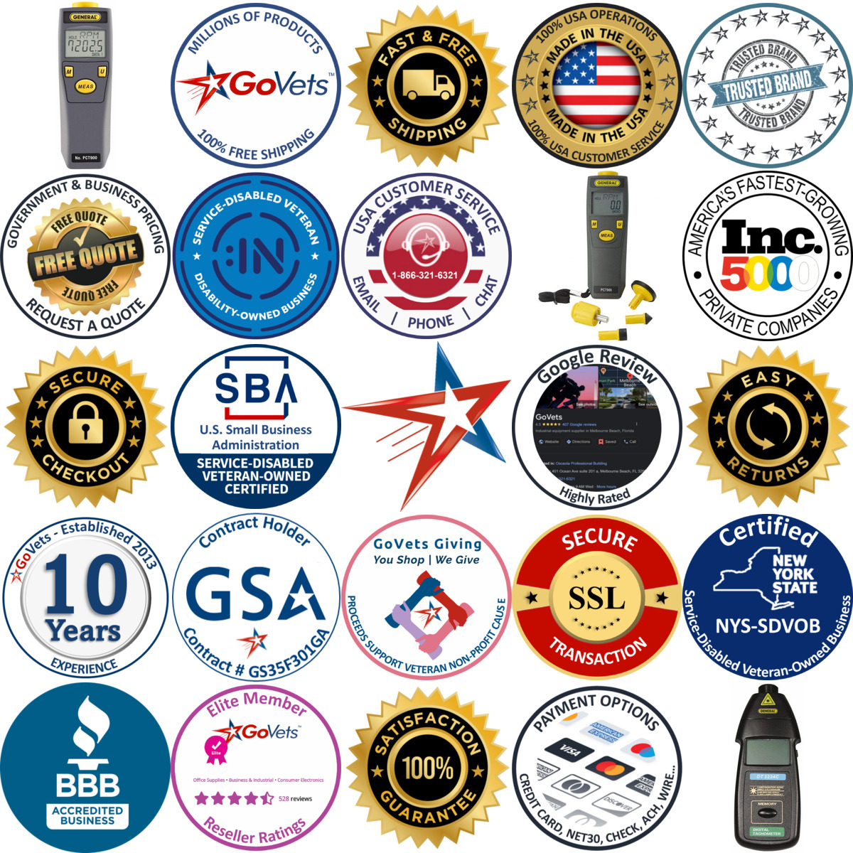 Millions of Products A selection of General products on GoVets