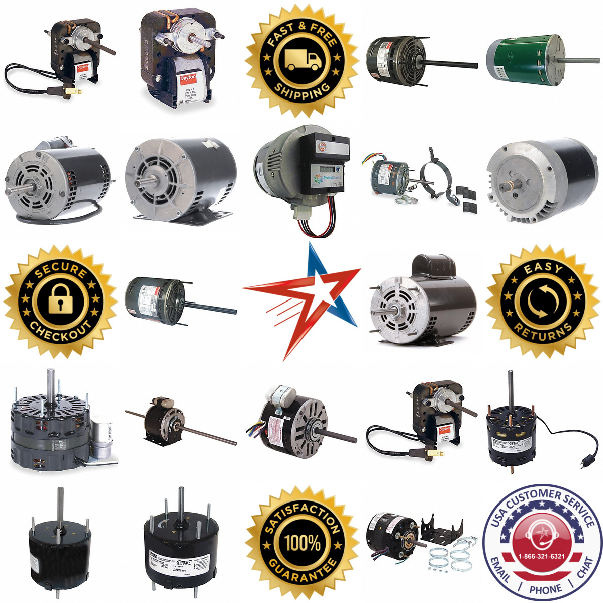 A selection of Multi Purpose Direct Drive Hvac Motors products on GoVets