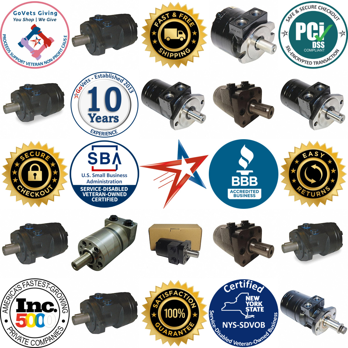 A selection of General Purpose Hydraulic Motors products on GoVets