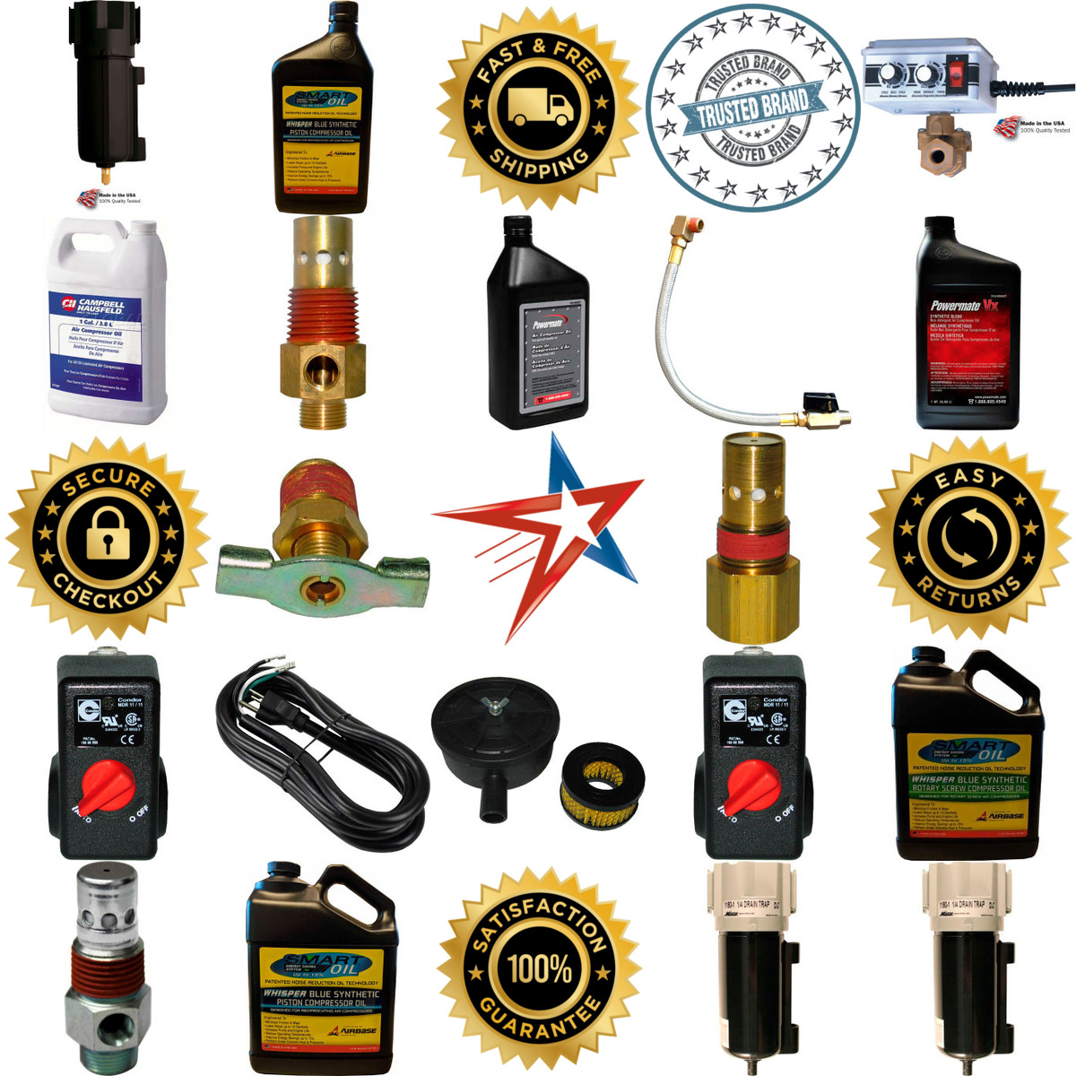 A selection of Compressor Parts and Accessories products on GoVets