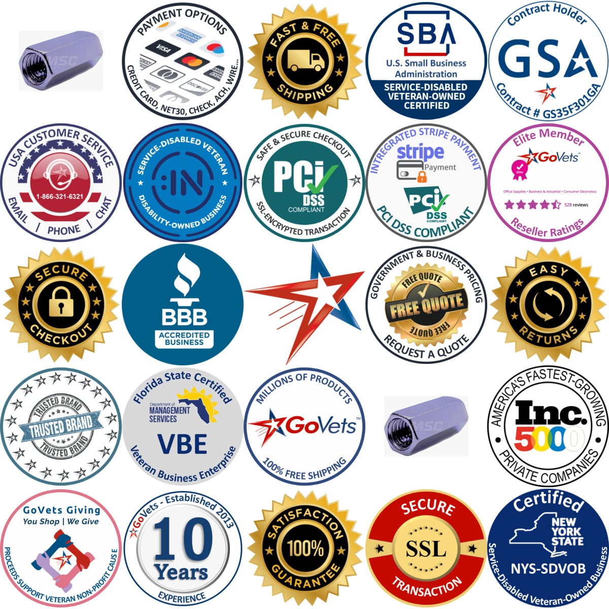 Millions of Products A selection of Foreverbolt products on GoVets