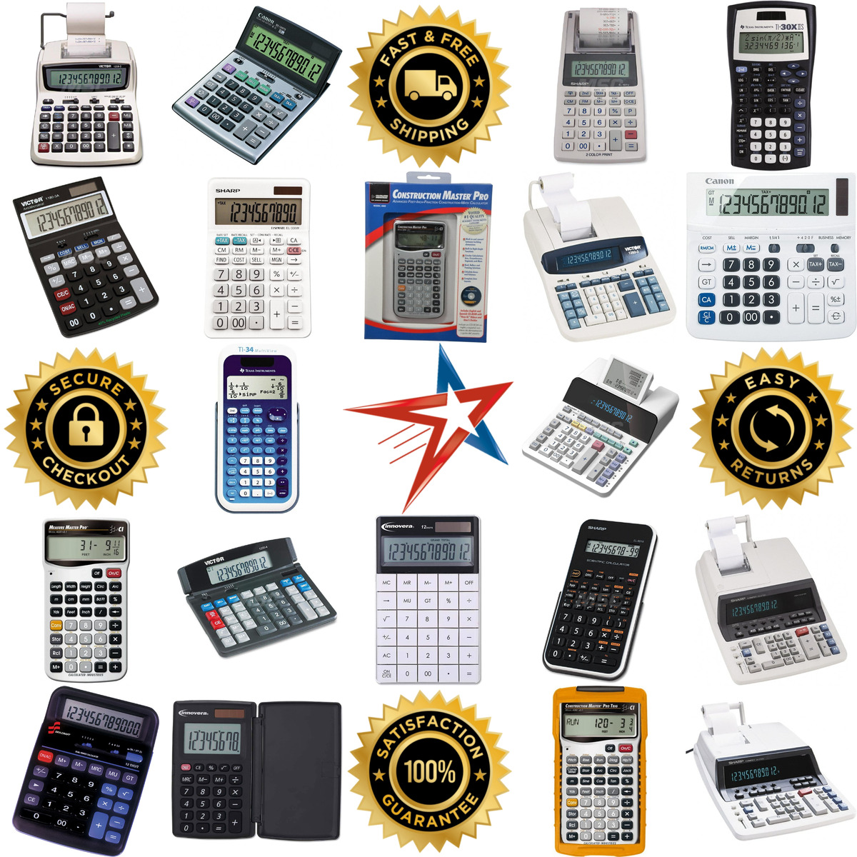A selection of Calculators products on GoVets