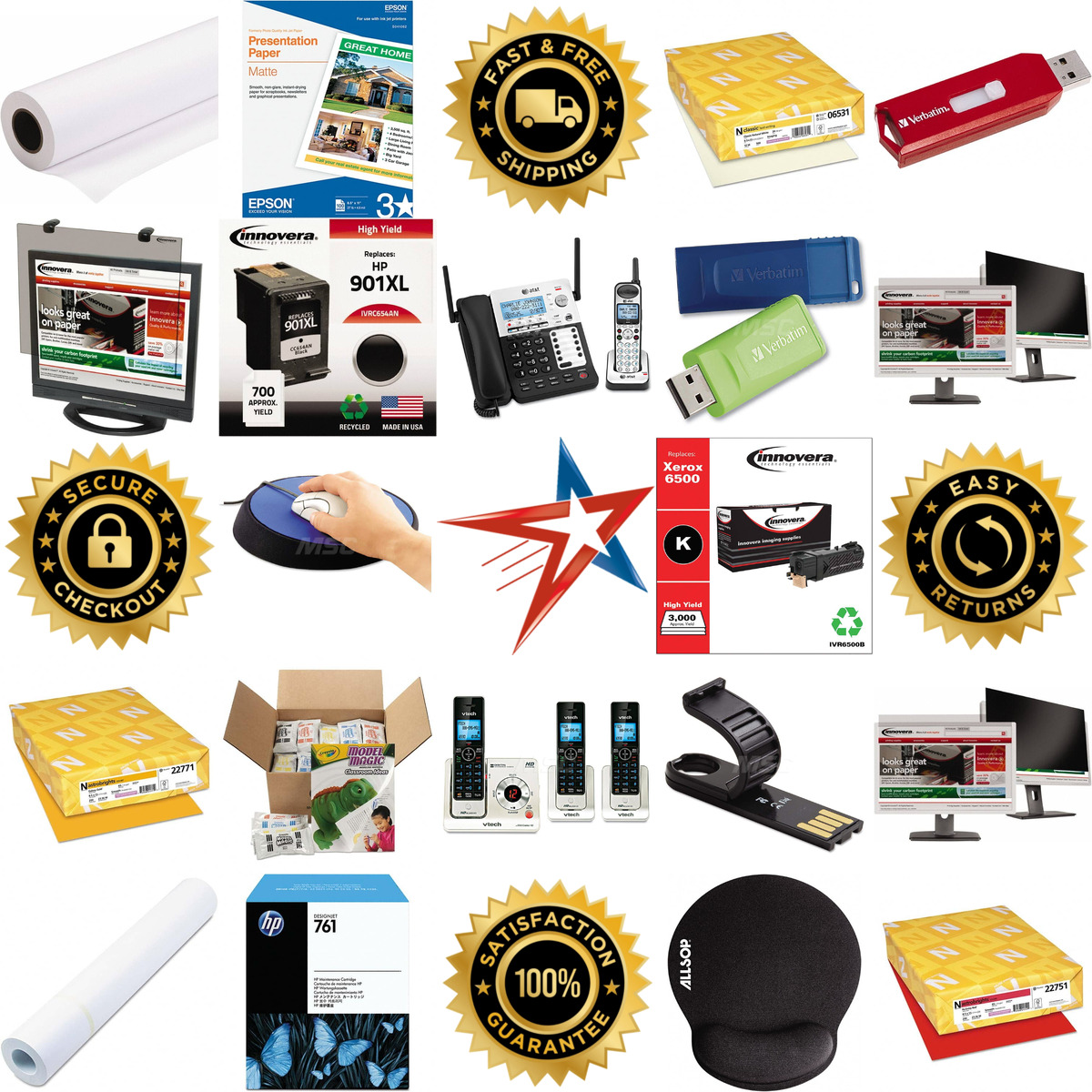 A selection of Office Machine Supplies and Accessories products on GoVets
