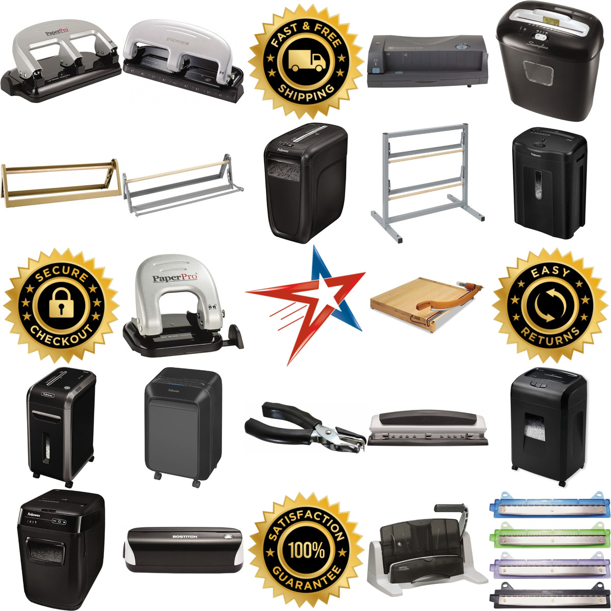 A selection of Paper Shredders Punches and Cutters products on GoVets