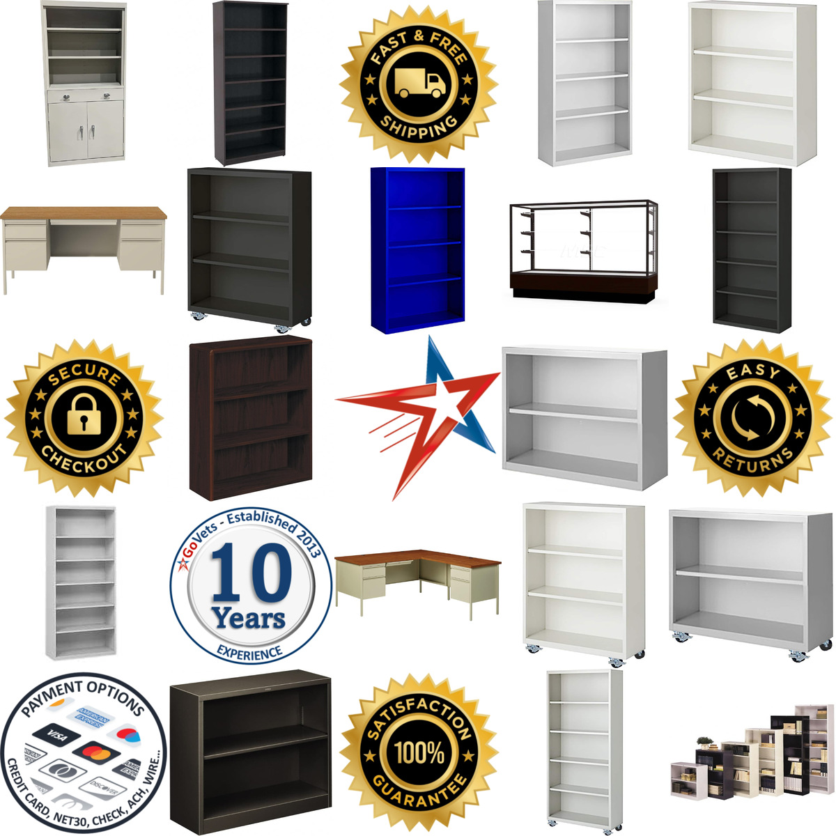 A selection of Bookcases products on GoVets
