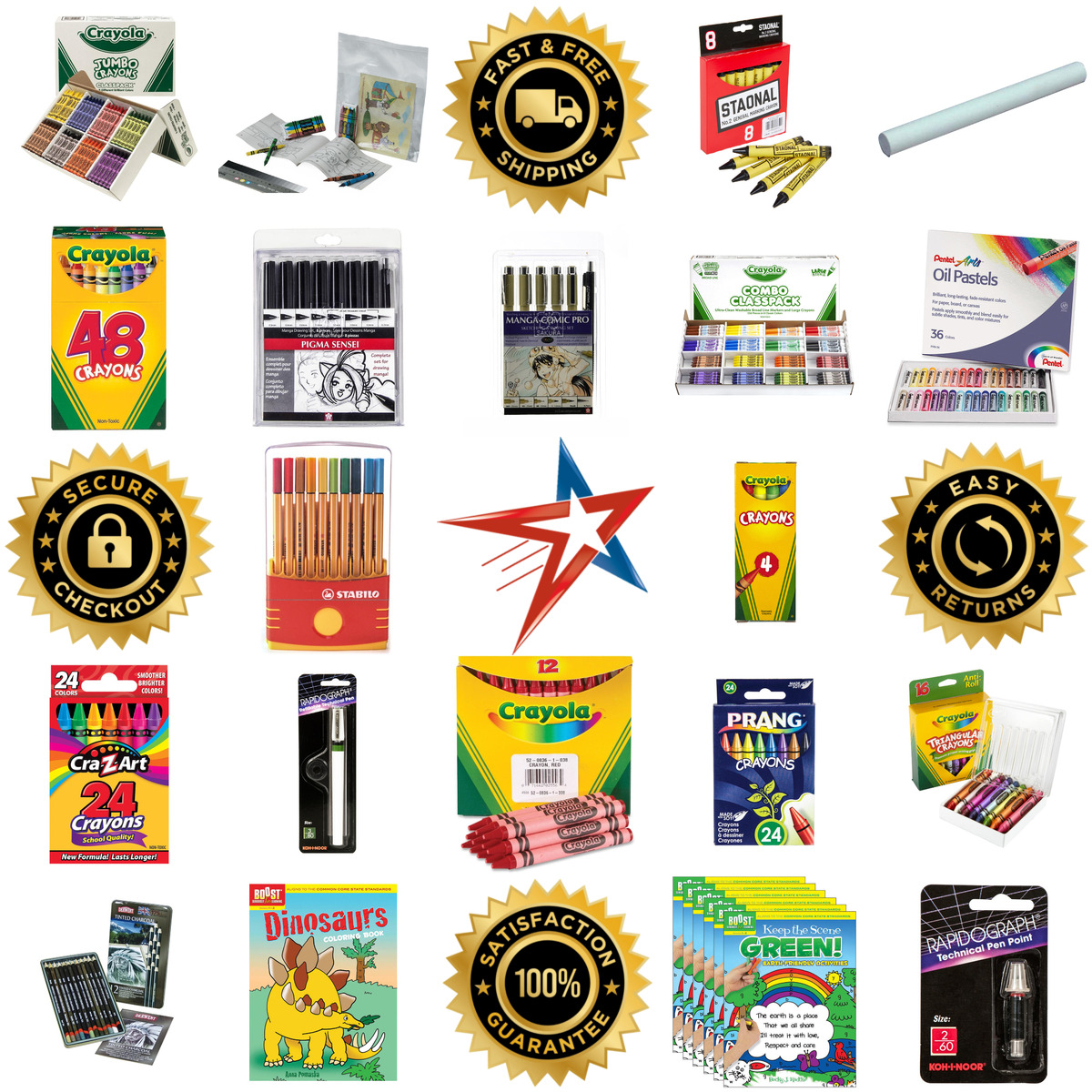 Millions of Products A selection of Coloring and Drawing products on GoVets