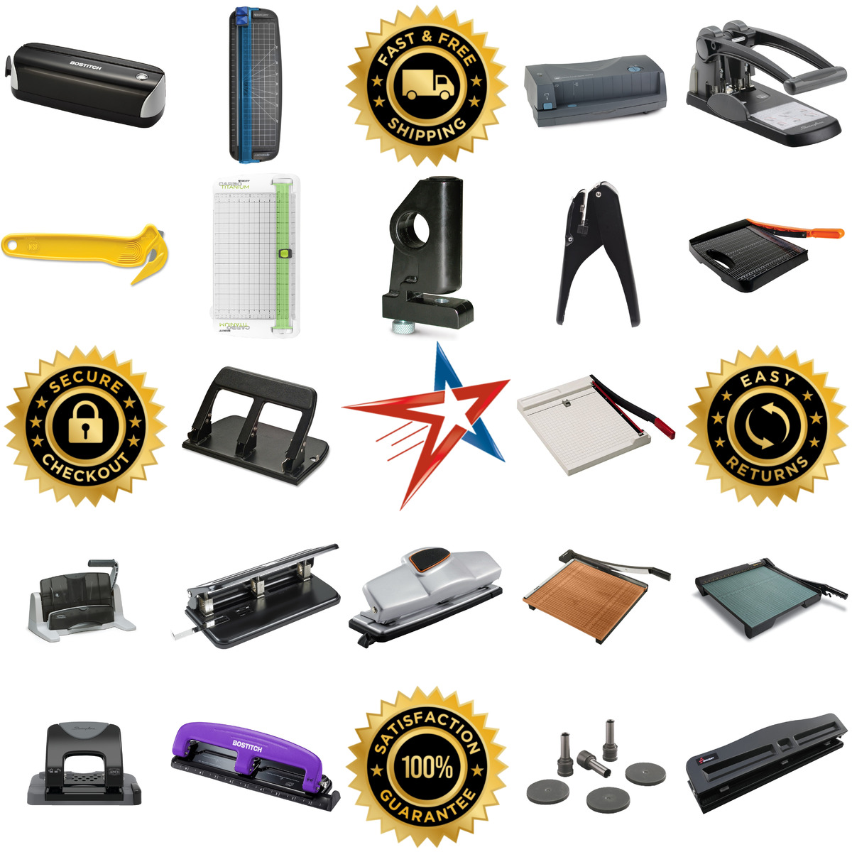 Millions of Products A selection of Paper Punches Cutters and Folding Machines products on GoVets