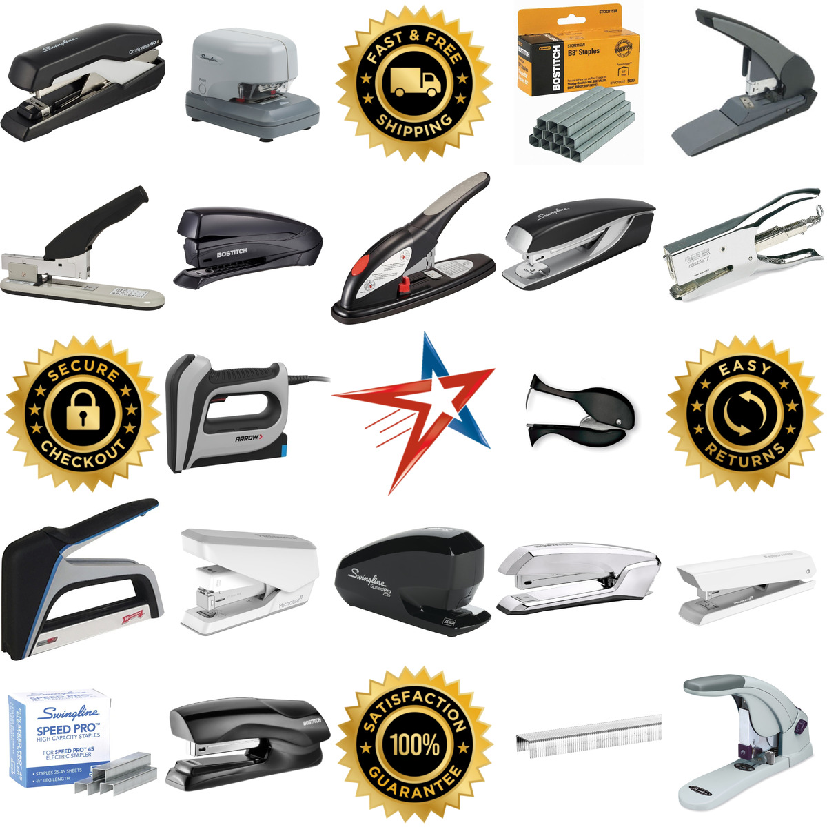 Millions of Products A selection of Staplers and Staples products on GoVets