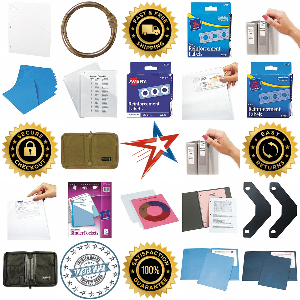 A selection of 3 Ring Binder Accessories products on GoVets
