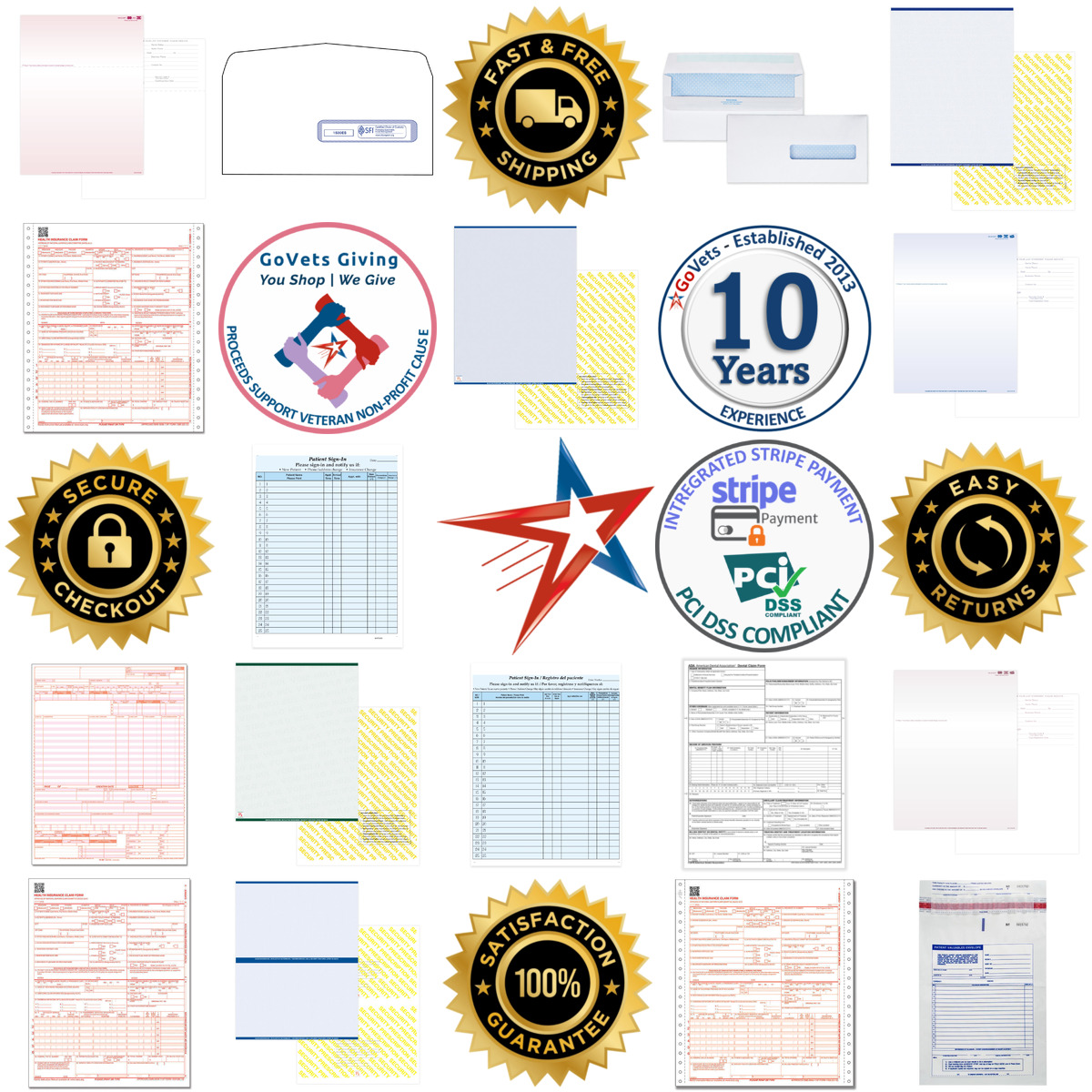 Millions of Products A selection of Medical Forms products on GoVets