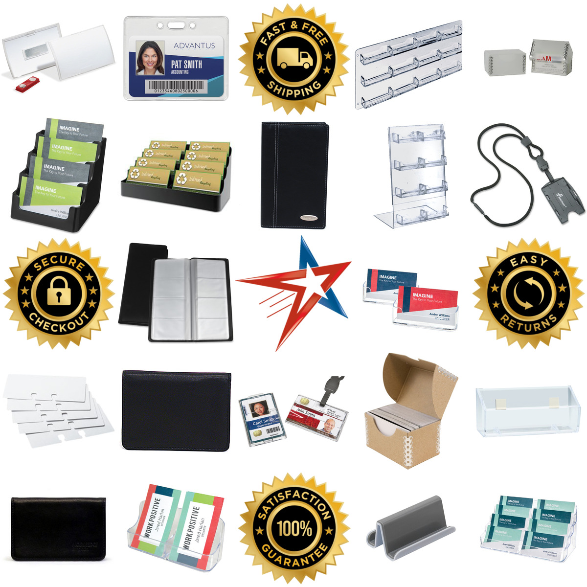 A selection of Business Card Holders products on GoVets