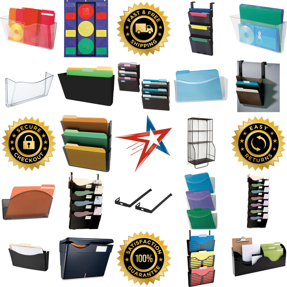 Millions of Products A selection of Wall Files products on GoVets