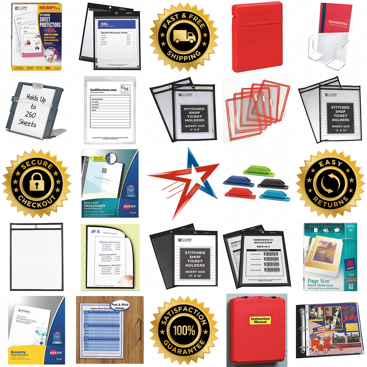 A selection of Document Holders products on GoVets