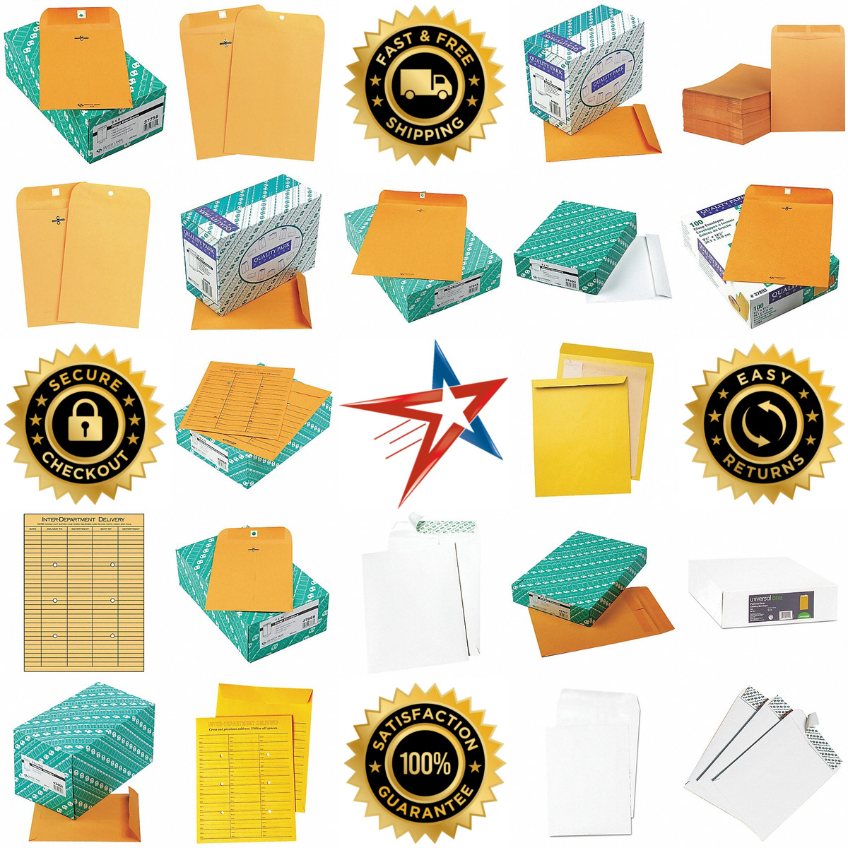 A selection of Manila and Filing Envelopes products on GoVets