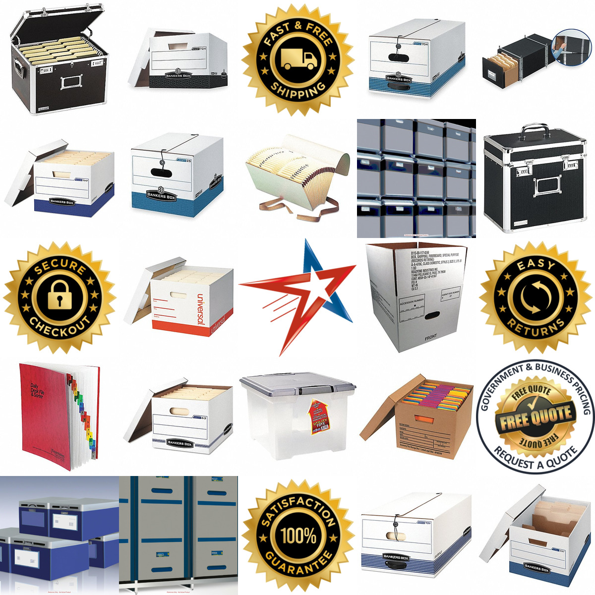 A selection of File Boxes products on GoVets