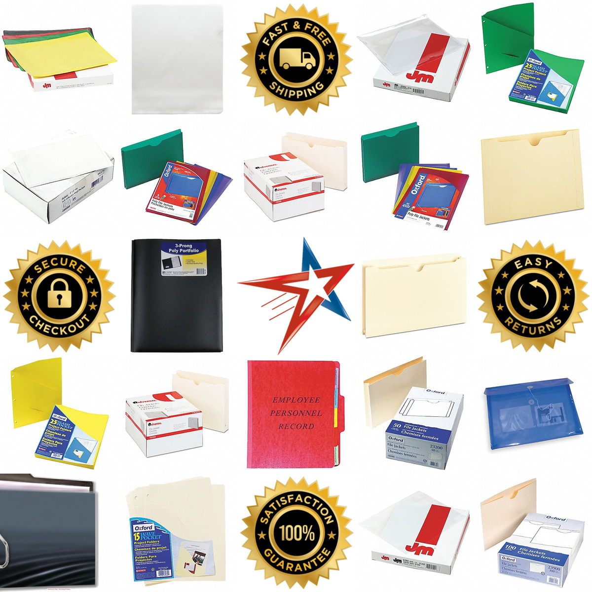 A selection of File Jackets Organizers and Portfolios products on GoVets