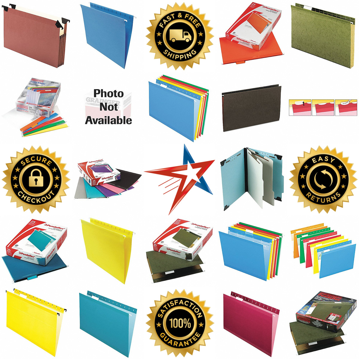 A selection of Hanging File Folders products on GoVets