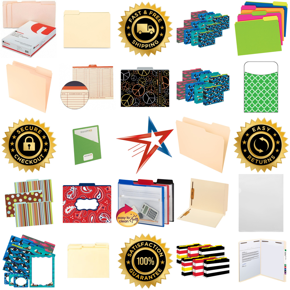 A selection of File Folders products on GoVets