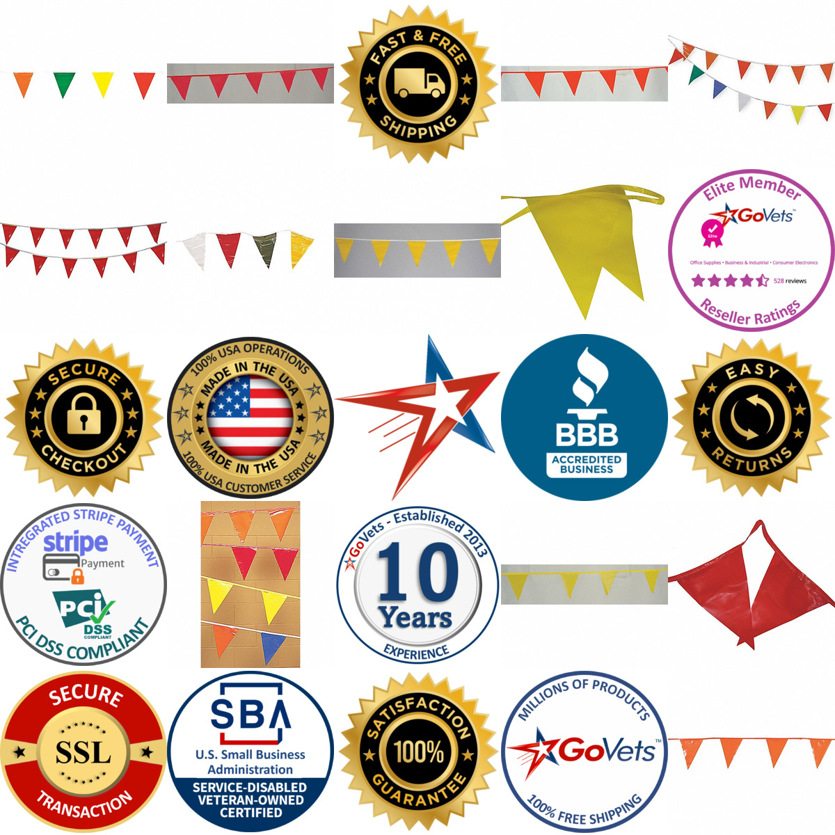A selection of Pennants products on GoVets