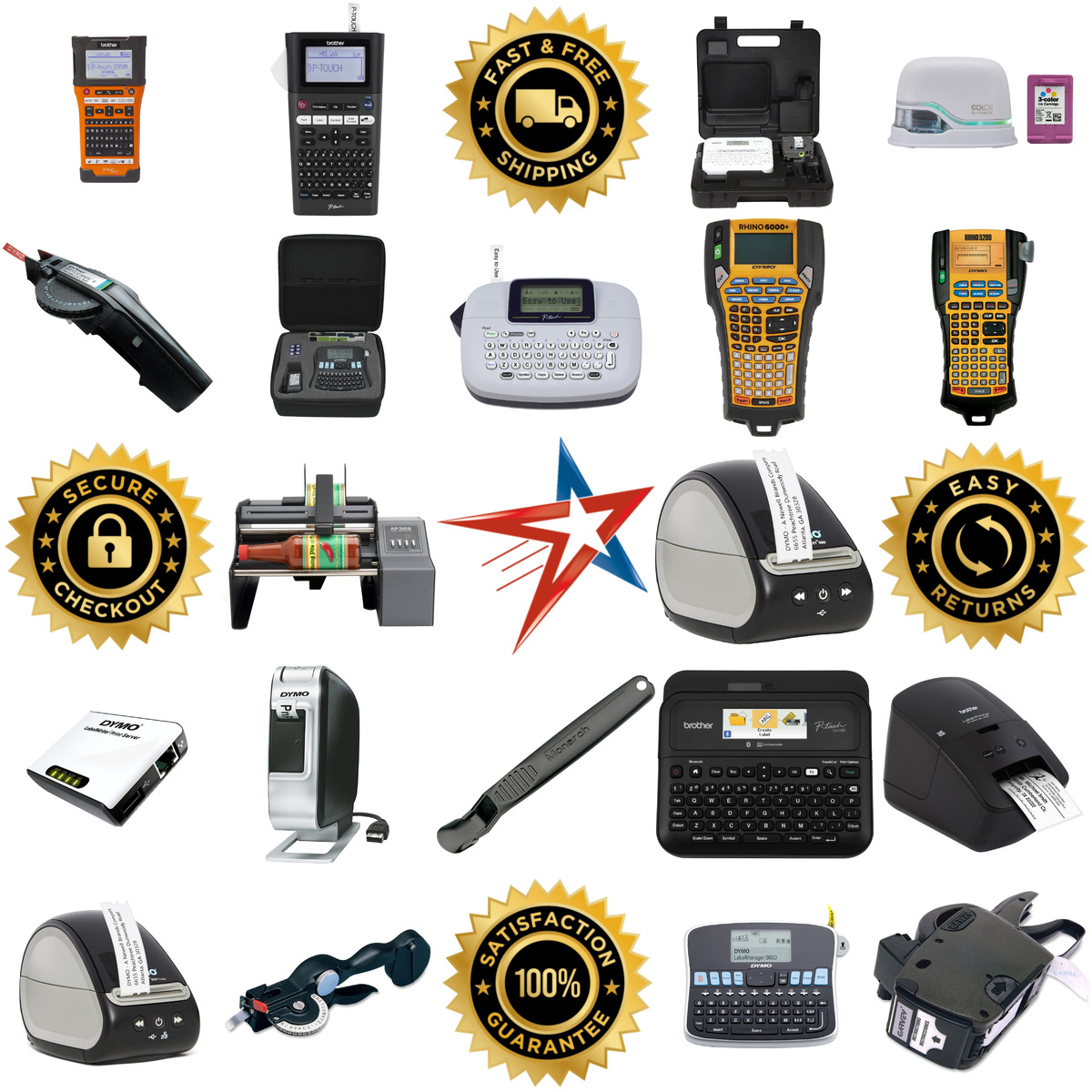 A selection of Label Makers products on GoVets