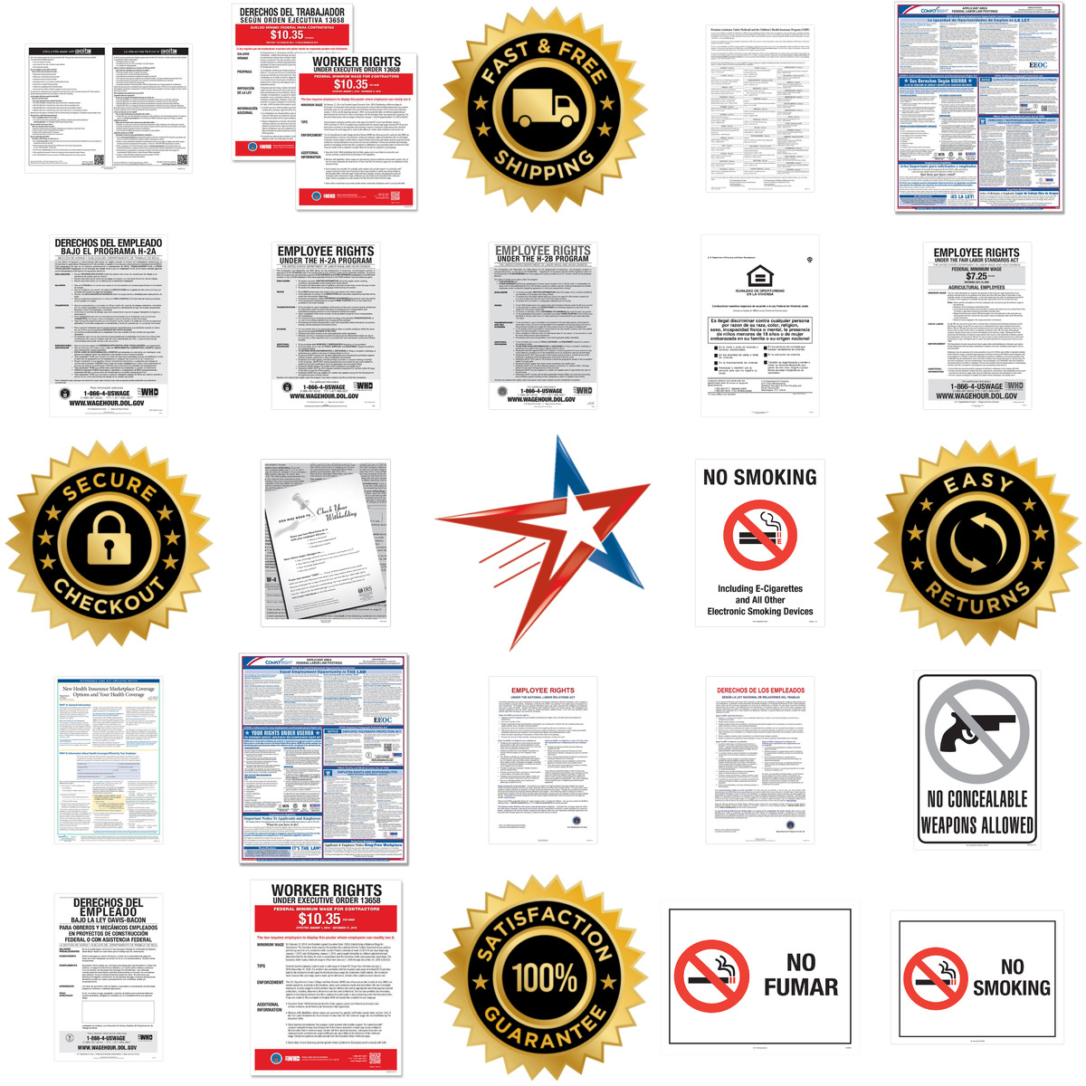 Millions of Products A selection of Federal Posters products on GoVets