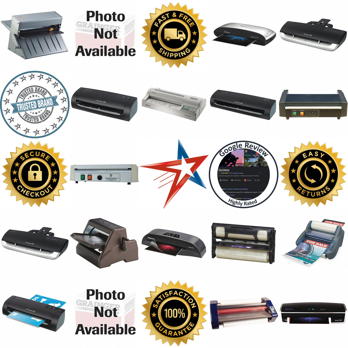 A selection of Laminating Machines products on GoVets