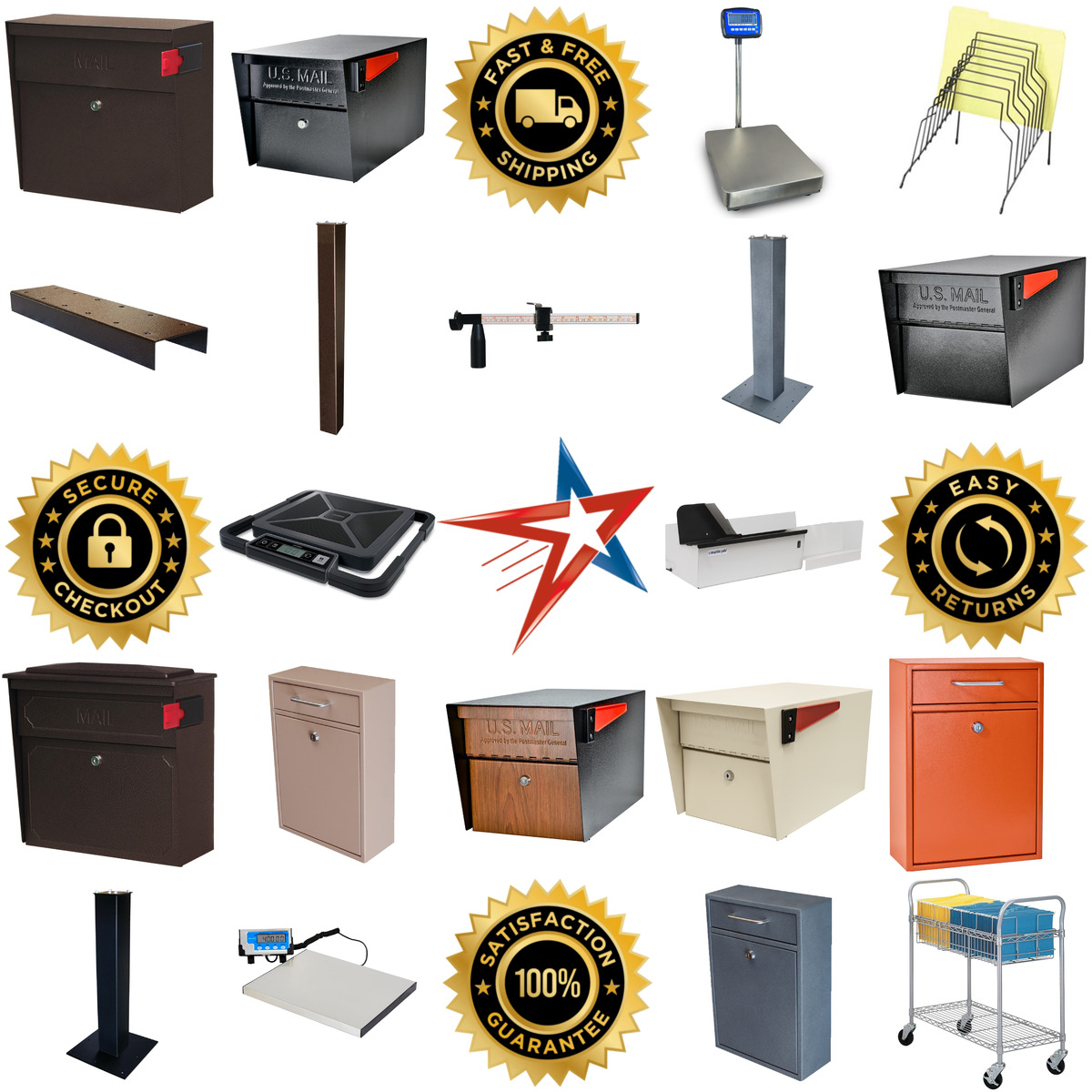 Millions of Products A selection of Mailroom Equipment products on GoVets