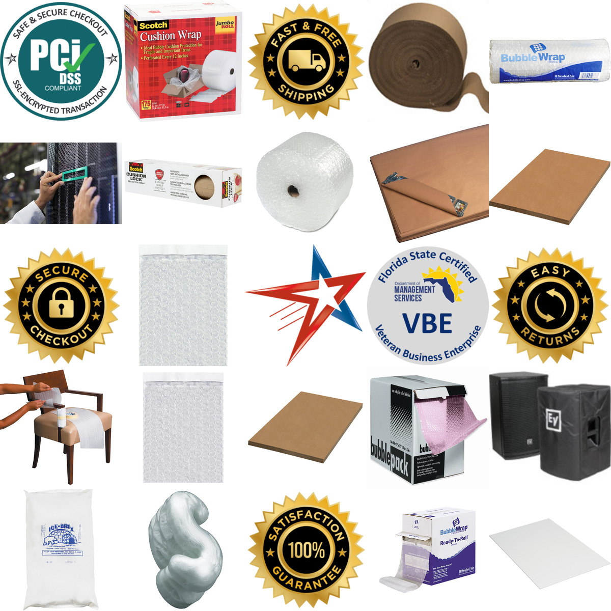 A selection of Packing Materials products on GoVets