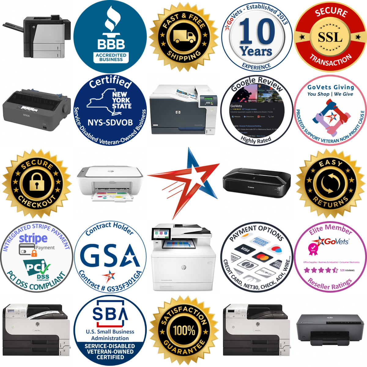 A selection of Printers products on GoVets