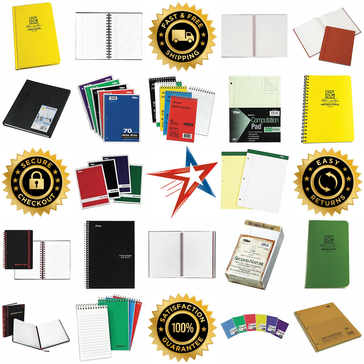 A selection of Notebooks and Writing Pads products on GoVets