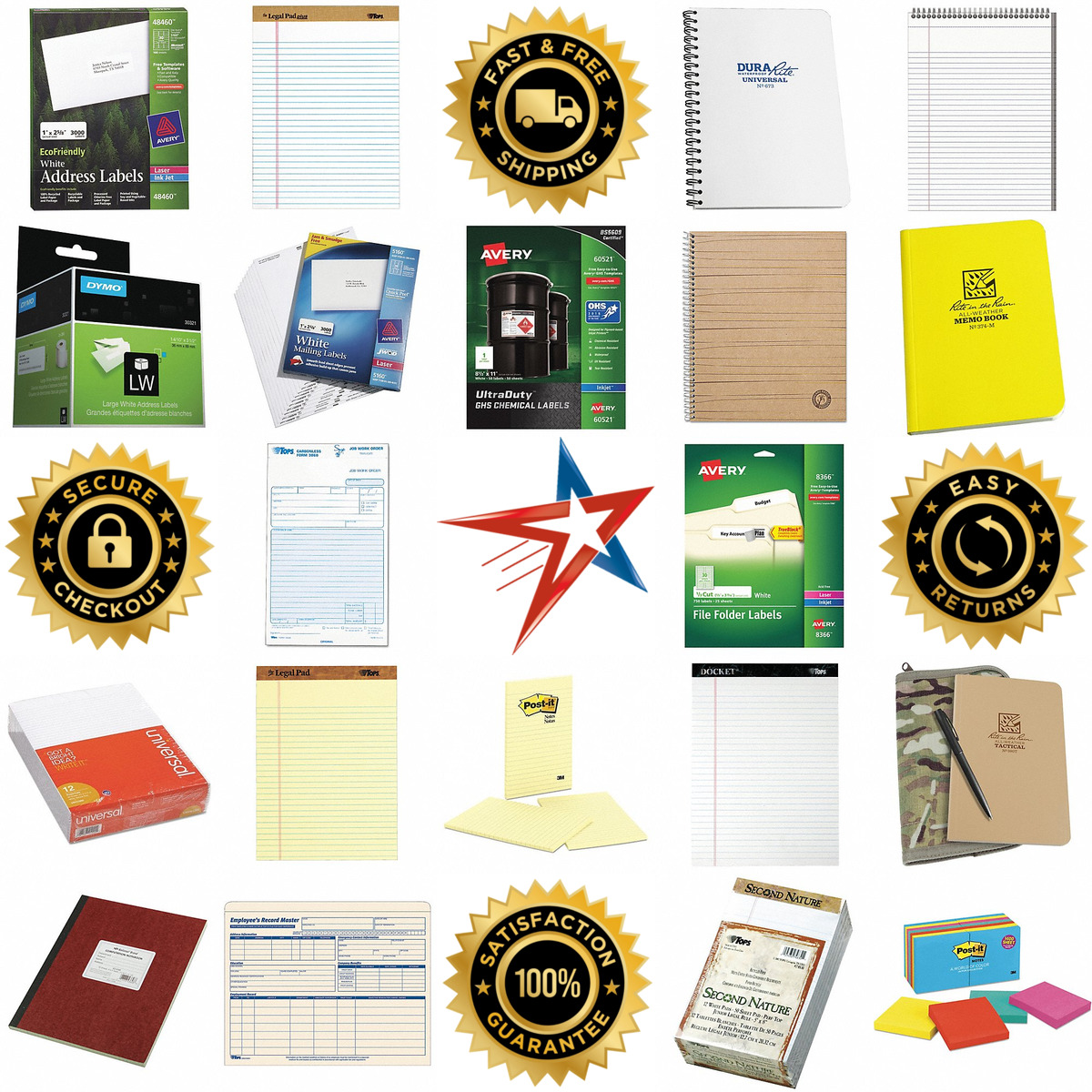 A selection of Office Paper and Notebooks products on GoVets