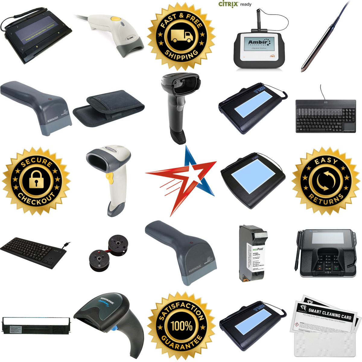 A selection of Cash Registers Rolls and Pos Devices products on GoVets