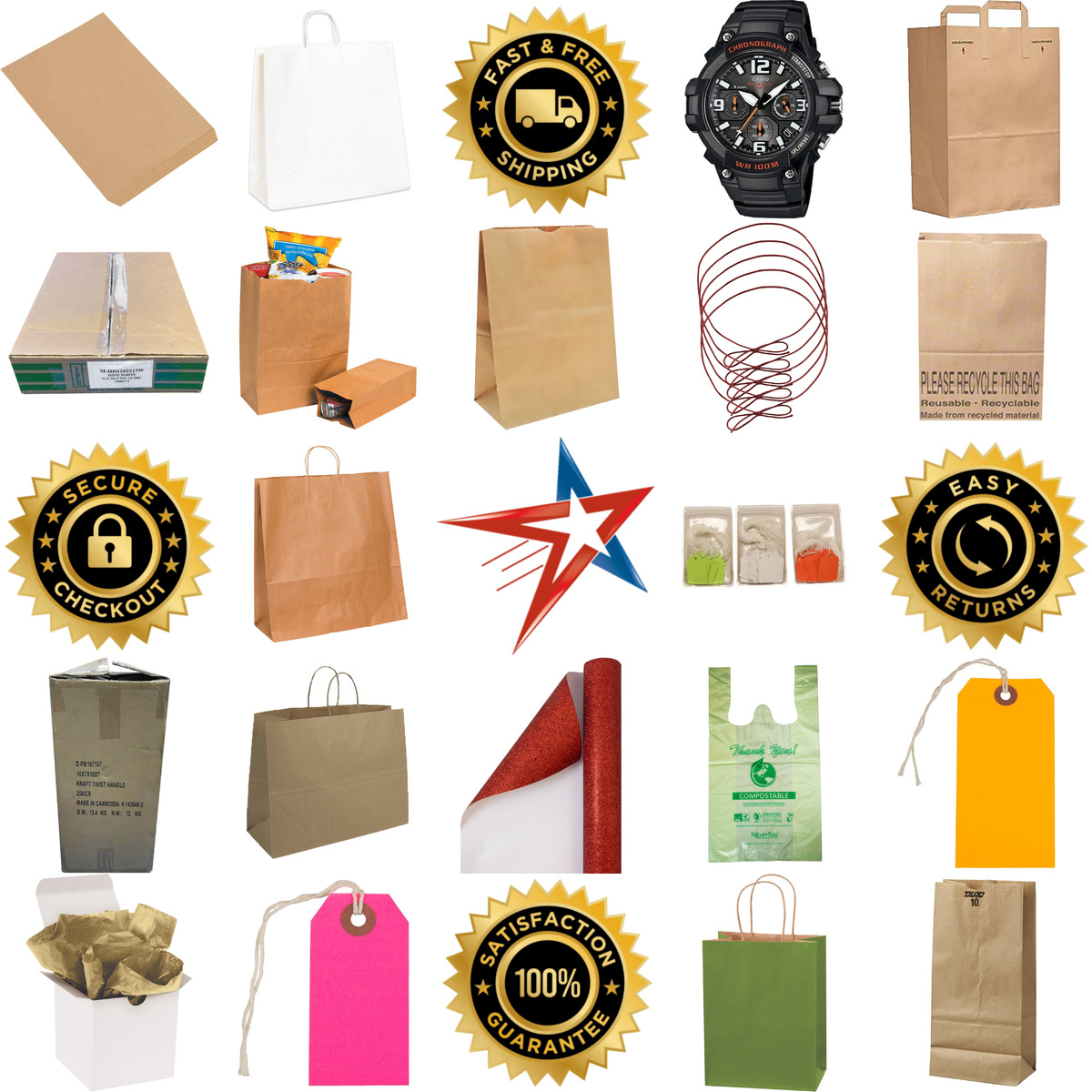 A selection of Retail Bags Gift Boxes and Accessories products on GoVets