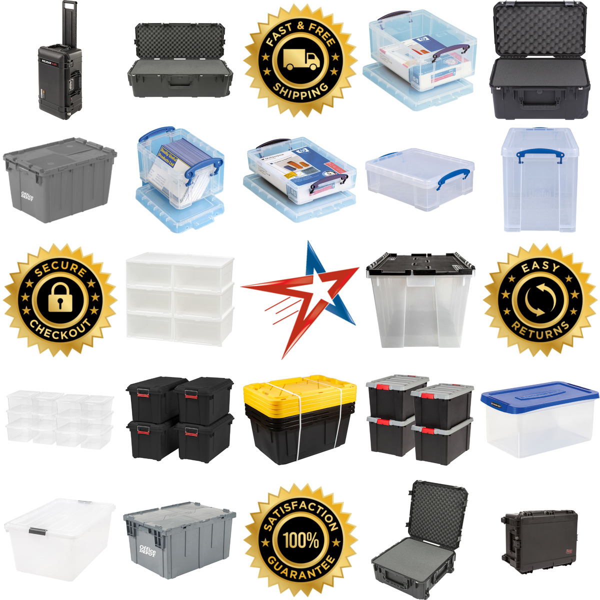 Millions of Products A selection of Plastic Storage Containers products on GoVets