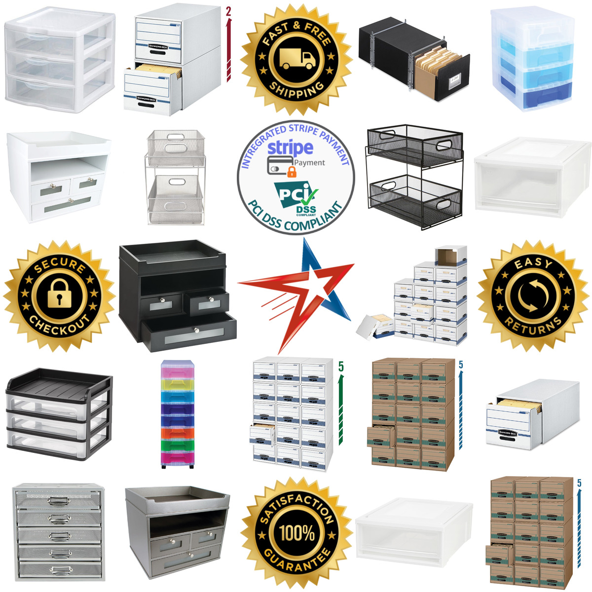 A selection of Storage Drawers and Carts products on GoVets