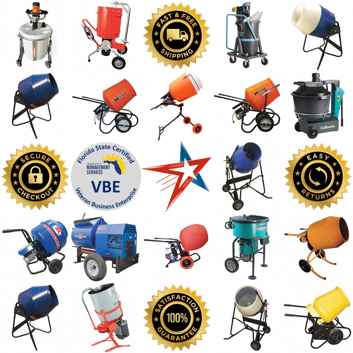 A selection of Concrete Mixers products on GoVets